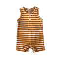 Infant Baby Boy/Girl Striped Romper Sleeveless Outfit Jumpsuit Pajamas