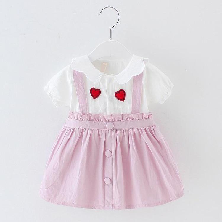 Modern Retro Infant 1st Year Birthday Party Dress