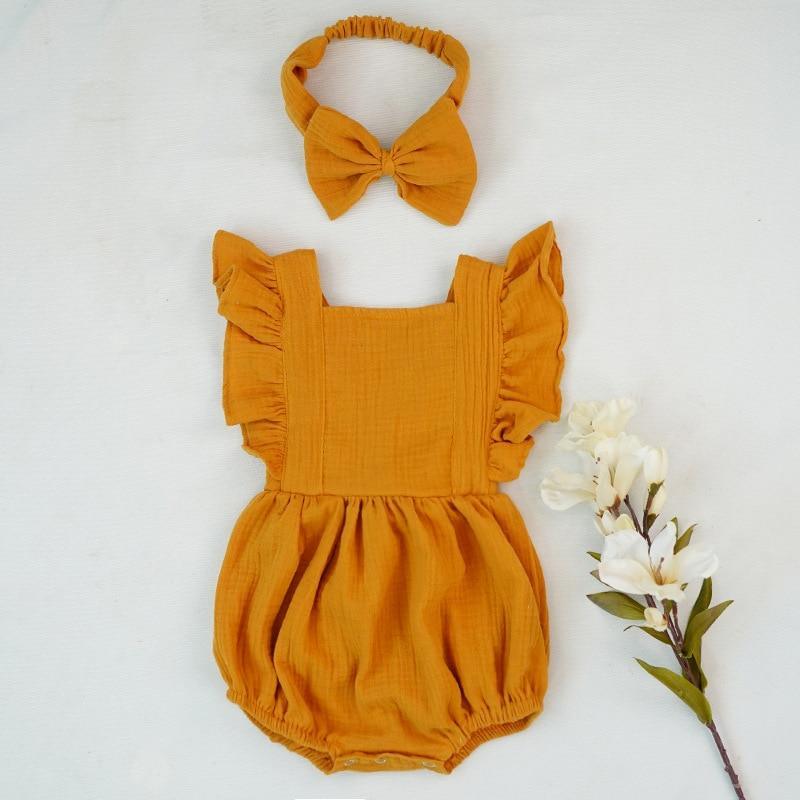 Talias Ruffle Rompers 3M-18M