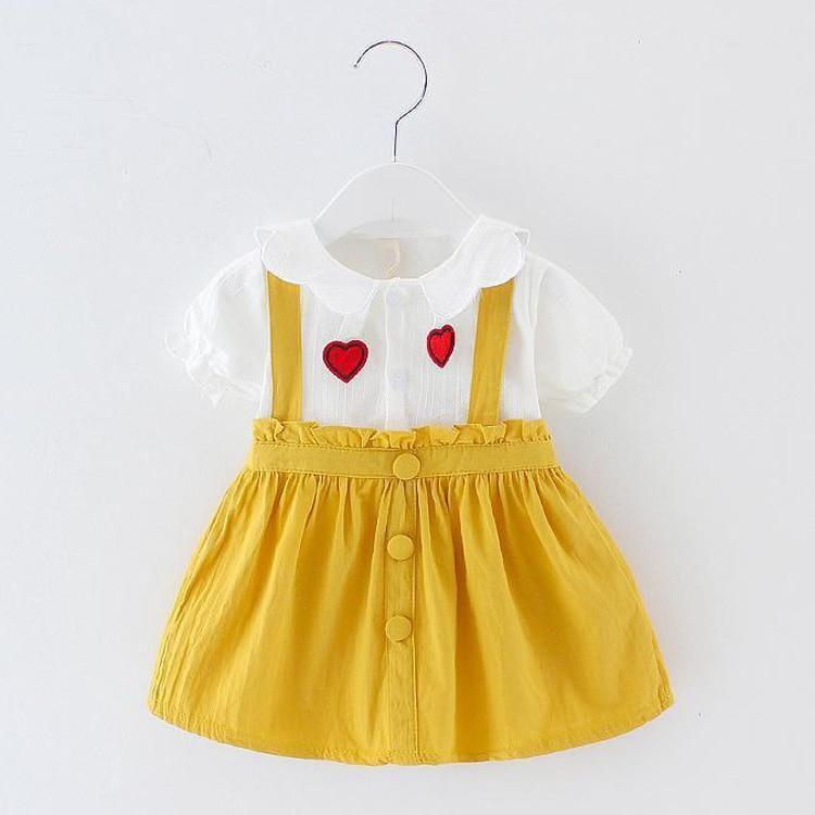 Modern Retro Infant 1st Year Birthday Party Dress