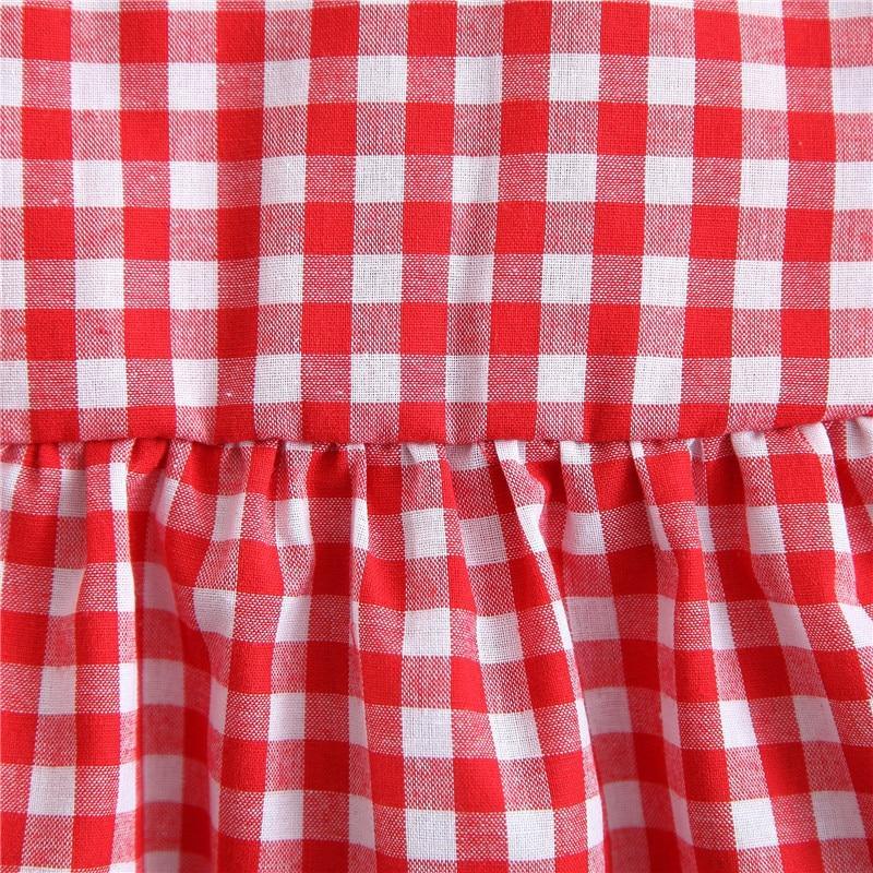 Cotton Blend Plaid + Bow Princess Party Dress with Hat (6-24 months)