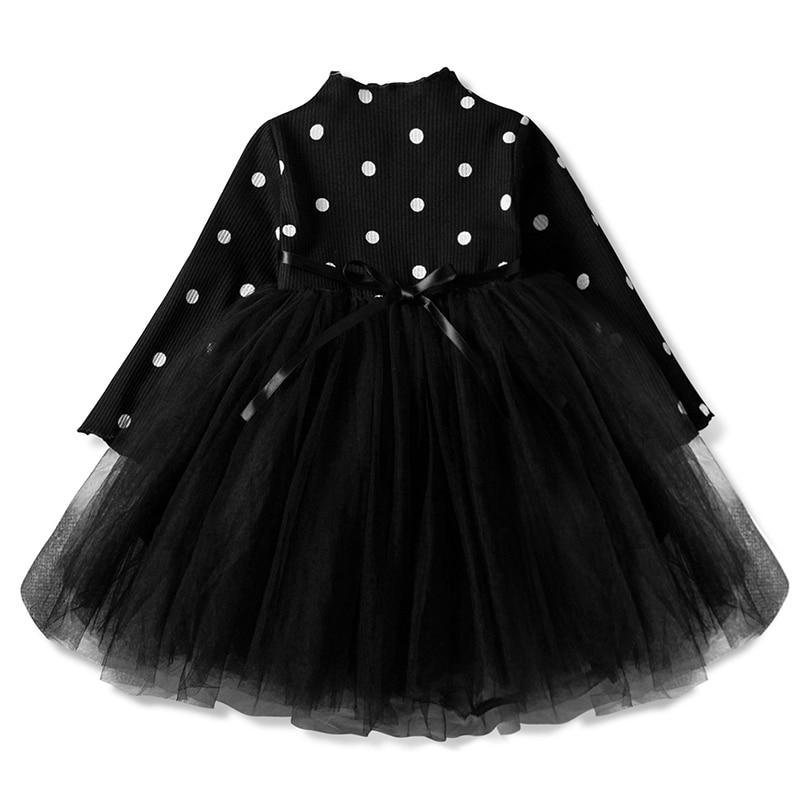 Elegant Princess Polka Dot Tutu Gown Party Dresses (3 Colors) For Girls and Babies (Newborn- 5T)