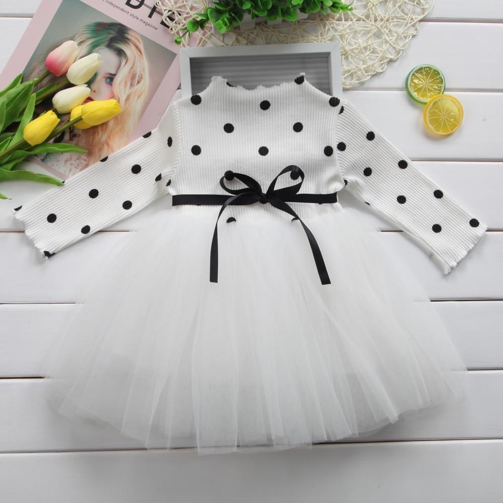 Elegant Princess Polka Dot Tutu Gown Party Dresses (3 Colors) For Girls and Babies (Newborn- 5T)