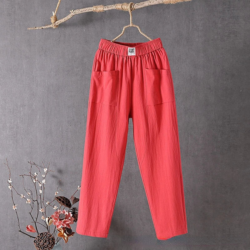 Paula™ | Loose-Fit High-Waisted Pants