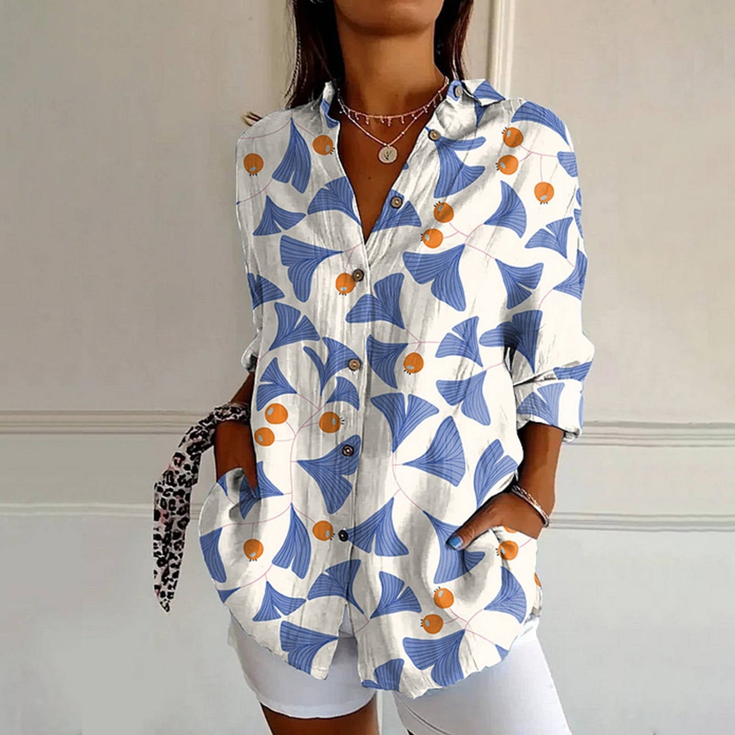 The Floral Art Shirt by Sofia Amoretti