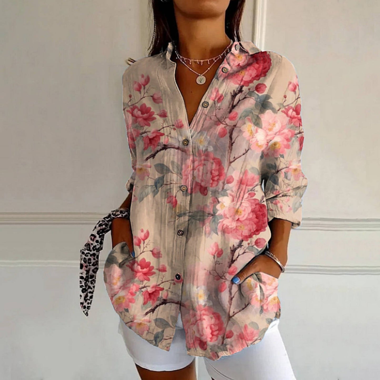The Floral Art Shirt by Sofia Amoretti