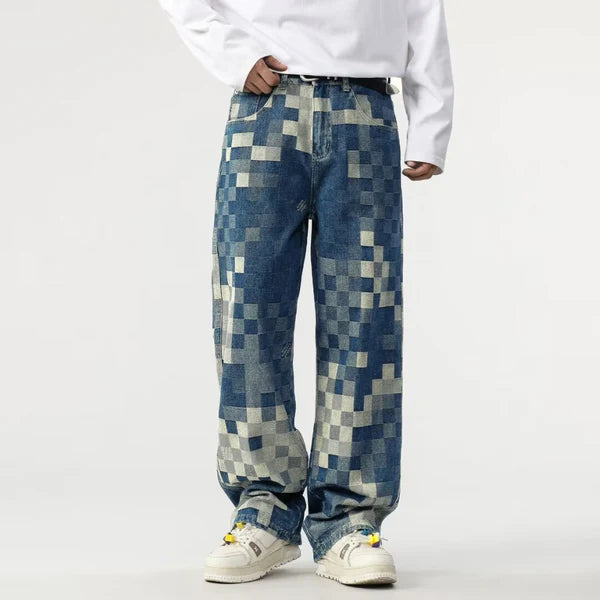 Heres | Stylish Pixelated Jeans