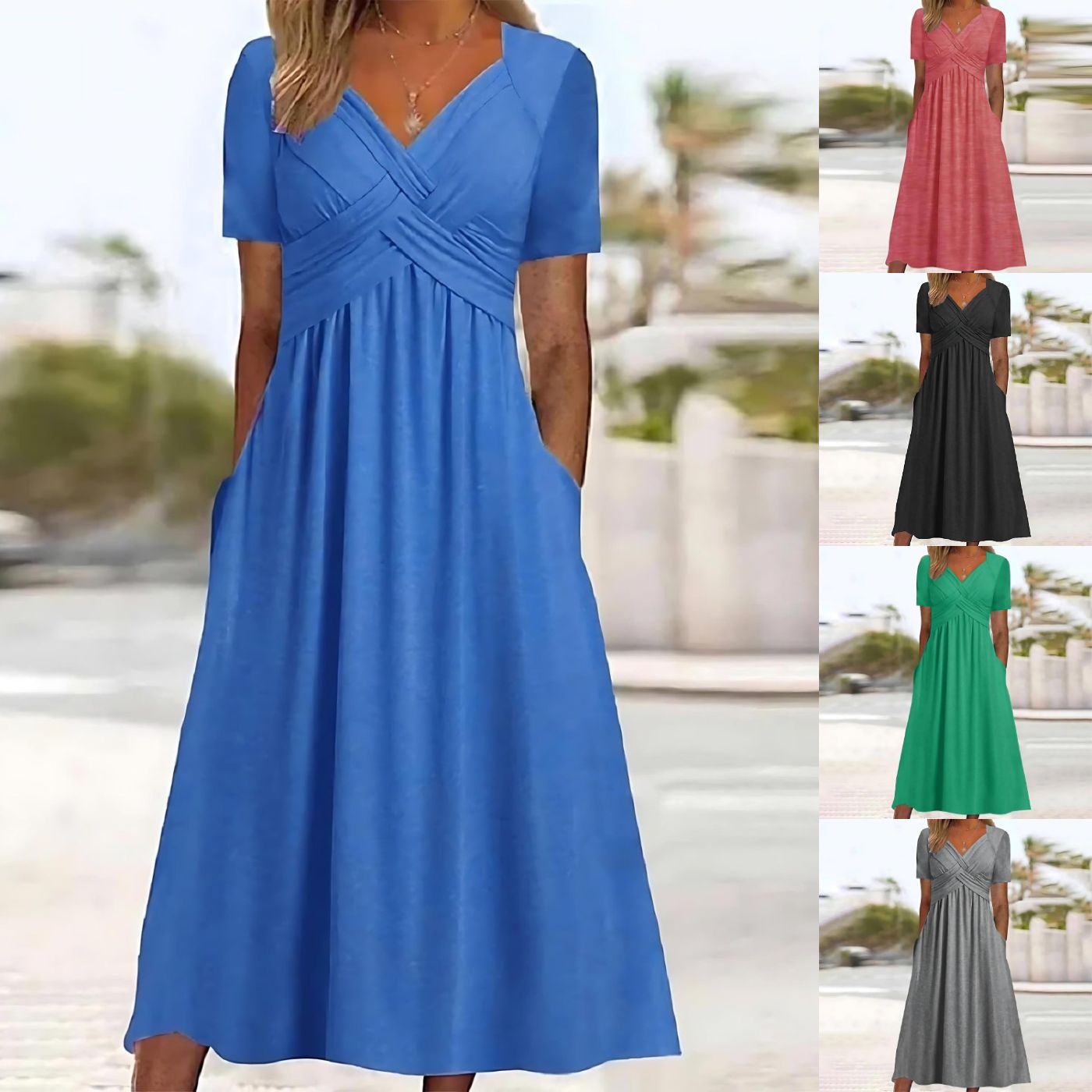 Maple® | Elegant Dress with Tummy Coverage