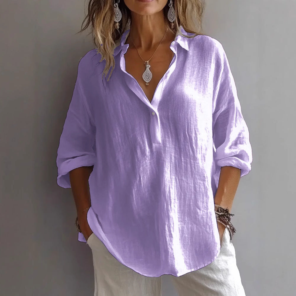 Anna | Airy Linen Blouse