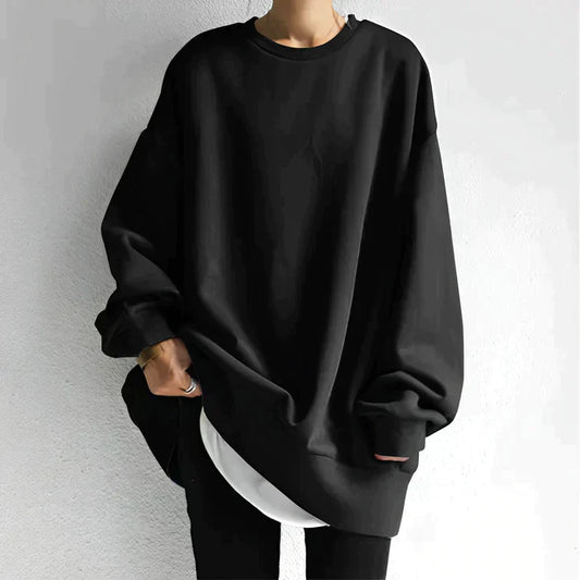 Serena - Oversized round neck jumper for women