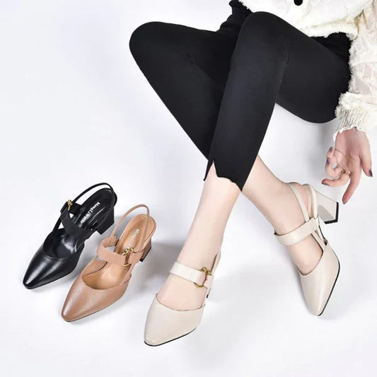 Eloise™ | Stylish Heeled Slingback Pumps