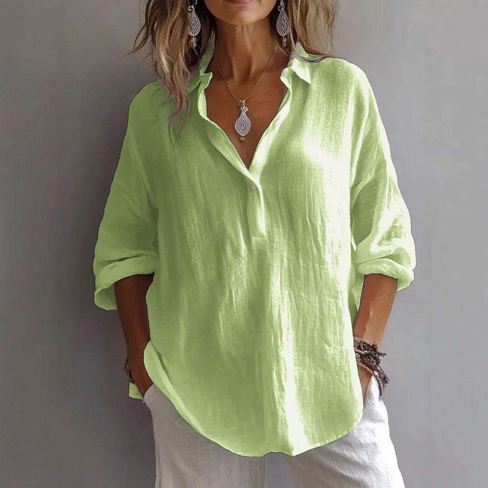 Anna | Airy Linen Blouse