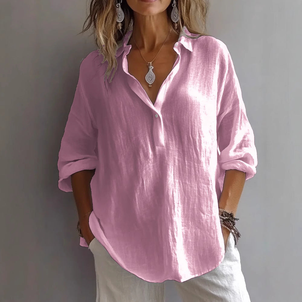 Anna | Airy Linen Blouse