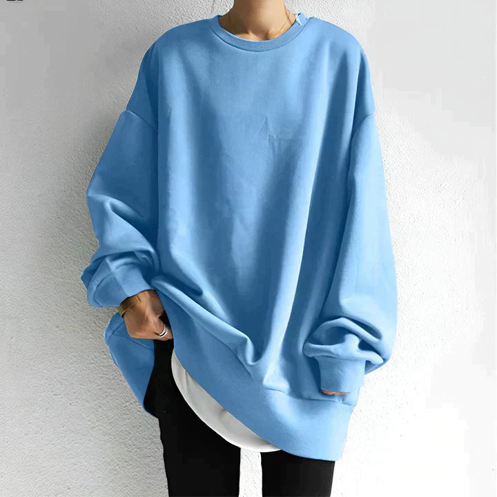 Serena - Oversized round neck jumper for women
