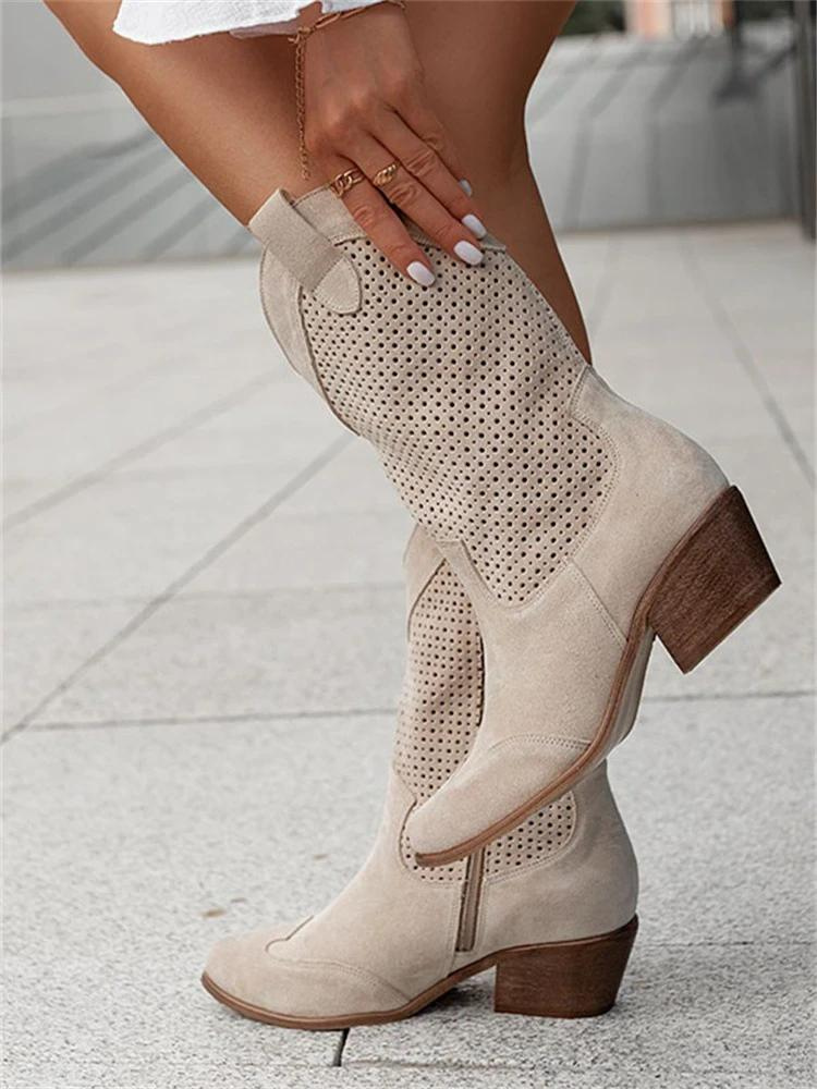 Lucia | Stylish Breathable Western Cowboy Boots