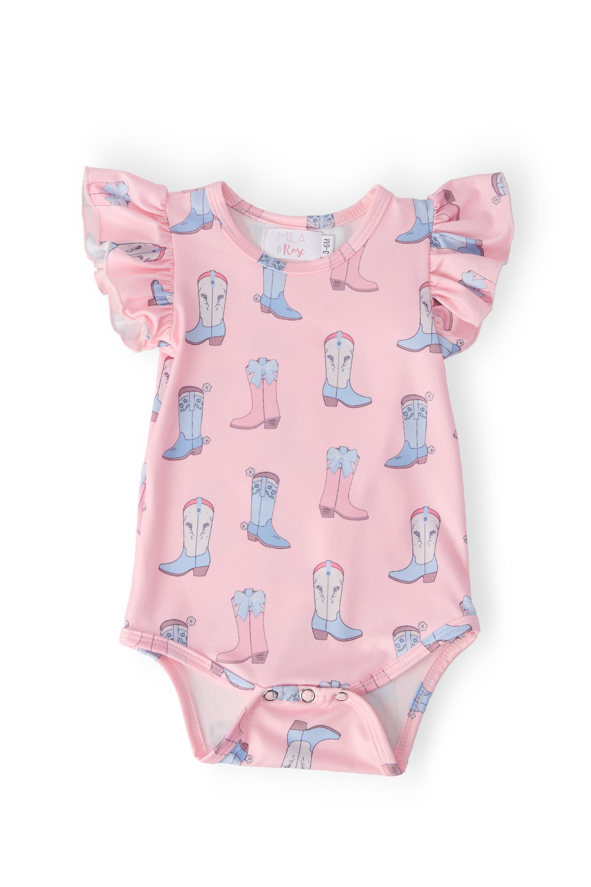 Ribbons & Rodeos S/S Flutter Bodysuit (0M-24M)