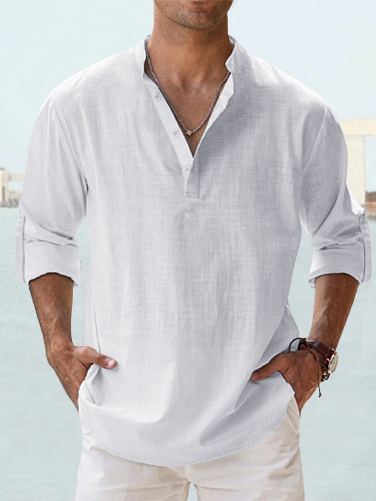 Lucas Casual Linen Overshirt