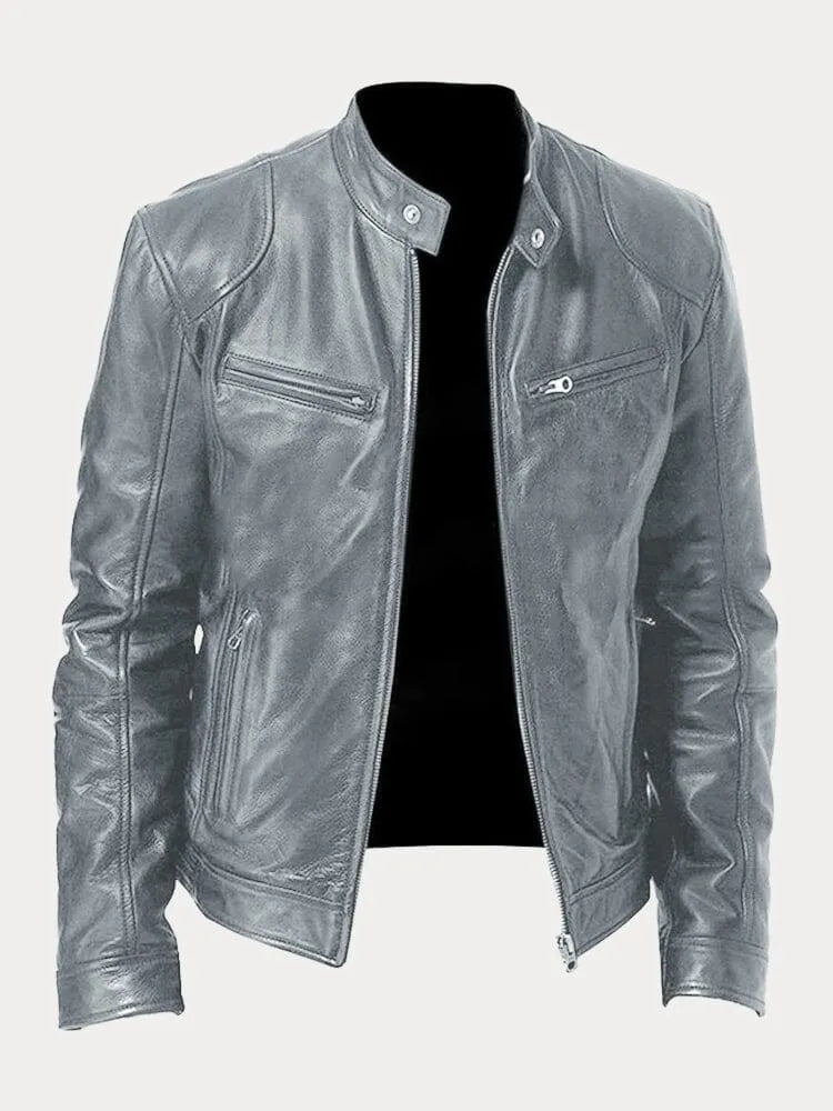Rino™ | Stylish Biker Leather Jacket