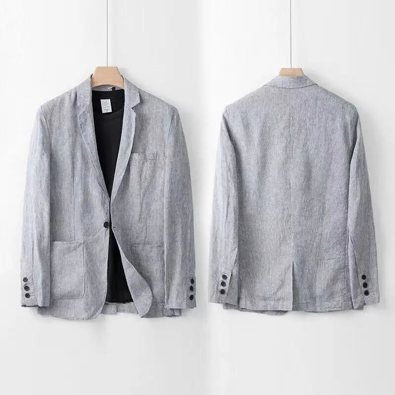 Yvan | Stylish Linen Blazer Trouser Set