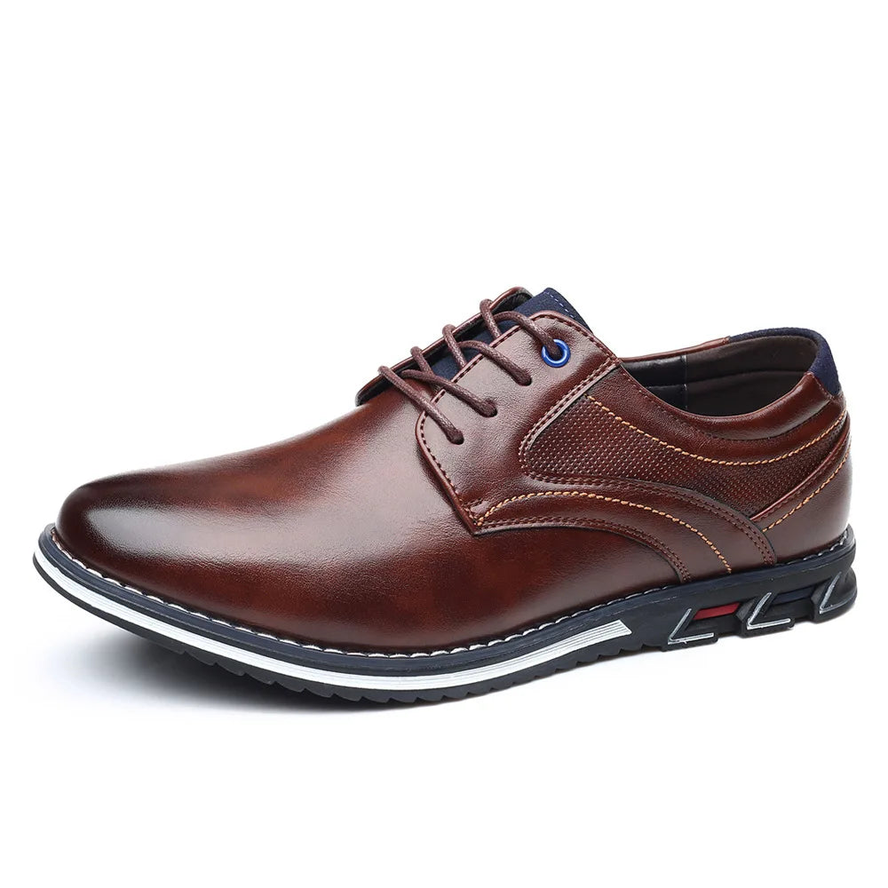 Owen | Stylish Black Lace-Up Dress Shoes