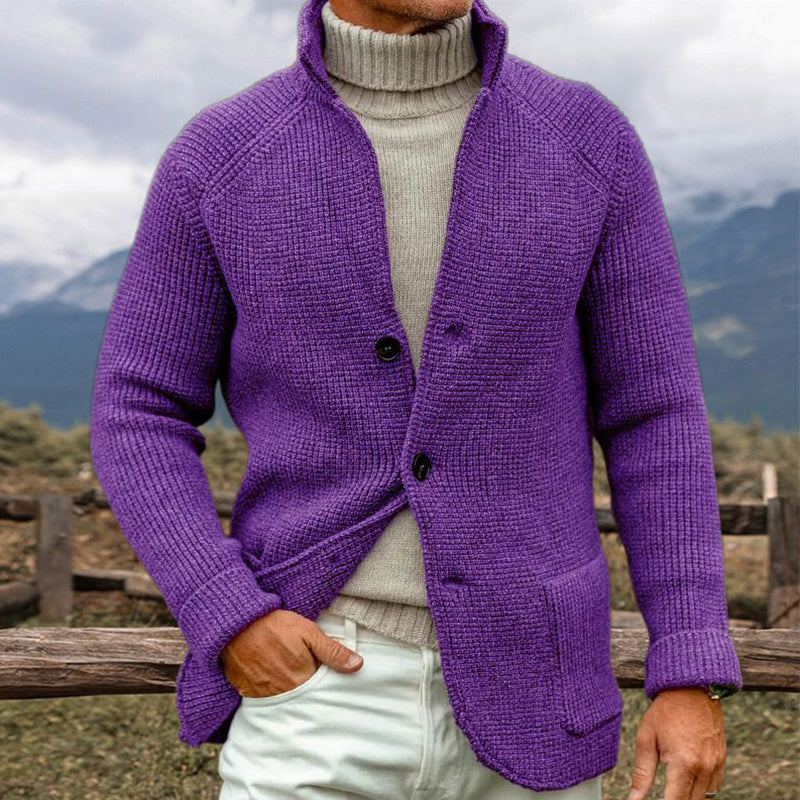Jeffrey - KNIT CARDIGAN IN COARSE KNIT LOOK