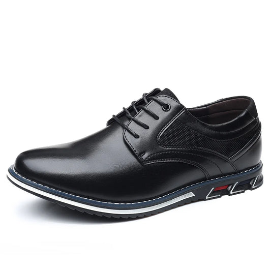 Owen | Stylish Black Lace-Up Dress Shoes