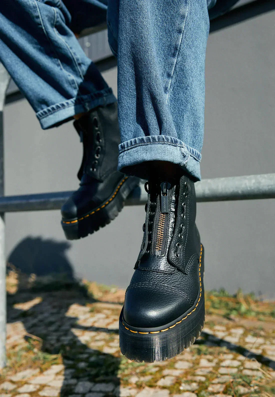 April™ | Zip-Up Platform Boots