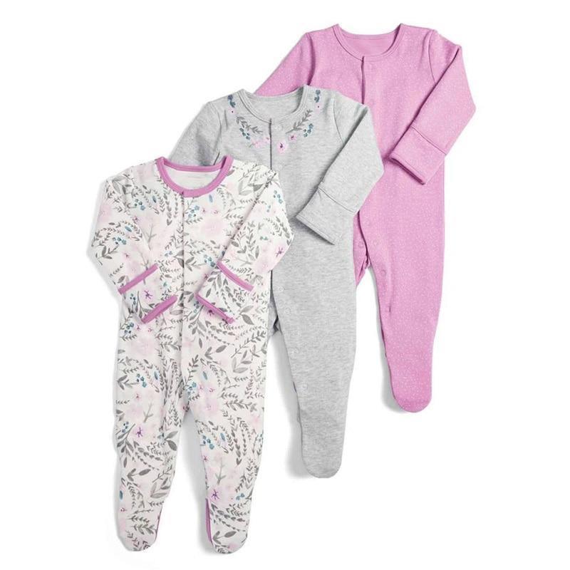 Newborn & Baby Bodysuits - 3pcs Sleep Set