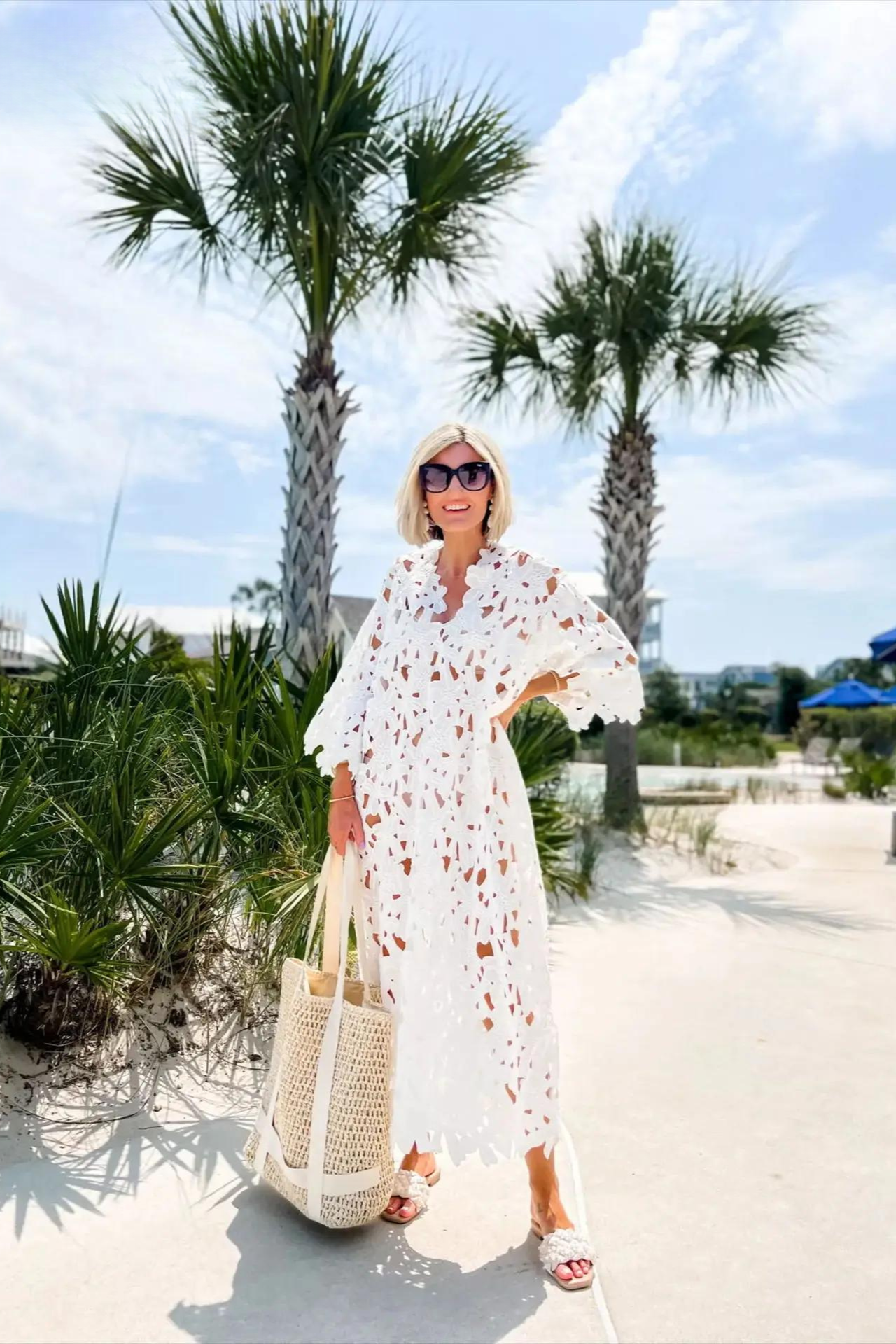 Kylie | Stylish Laser-Cut A-Line Dress