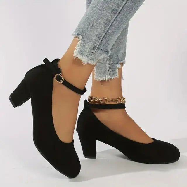 Eliza | Stylish Women Ankle-Strap Pumps