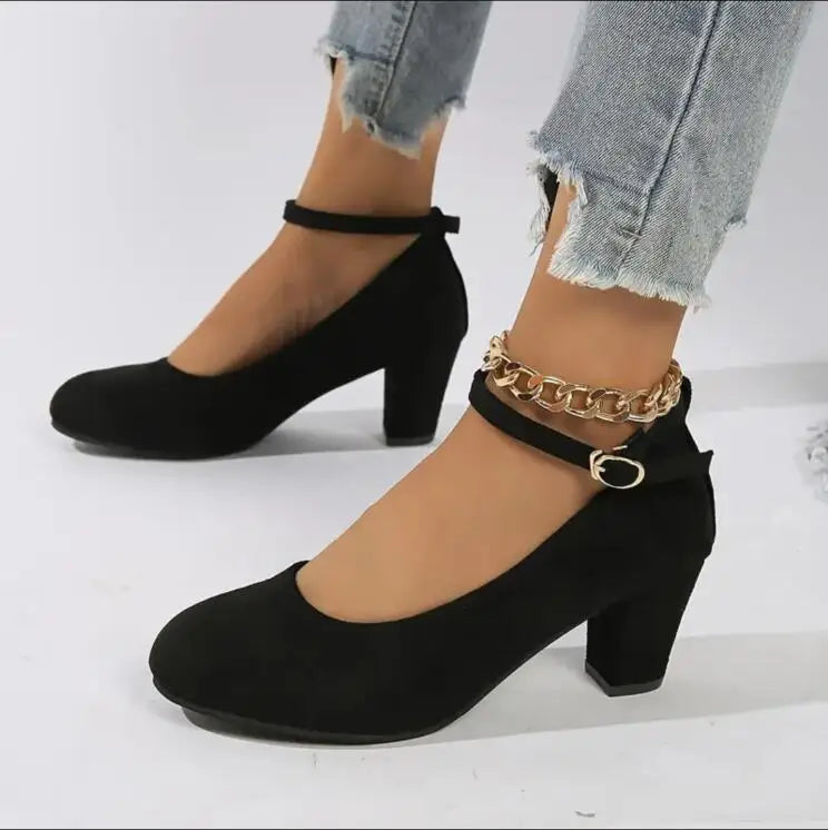 Eliza | Stylish Women Ankle-Strap Pumps