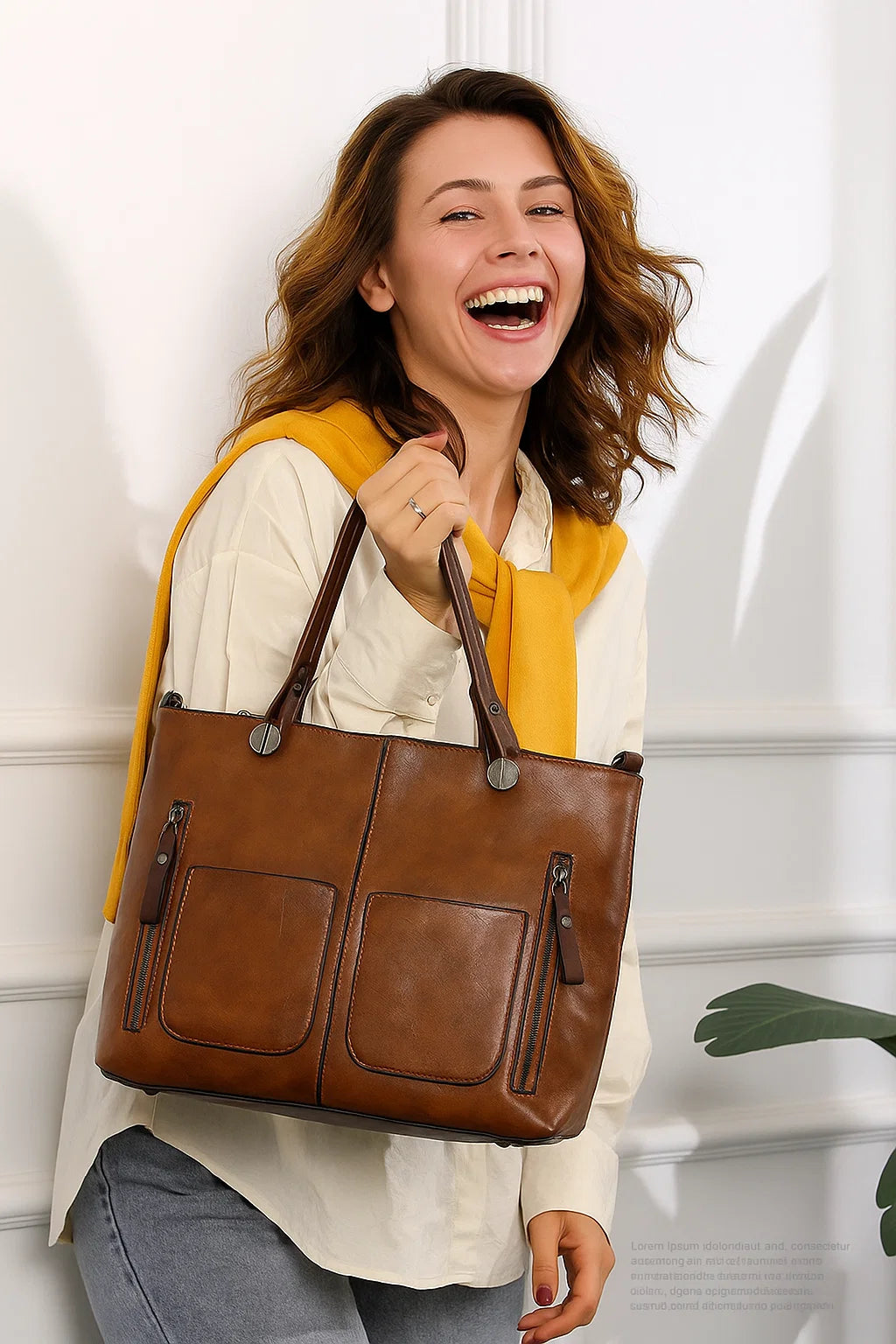 Lennox Retro™ | Everyday Leather Look Bag