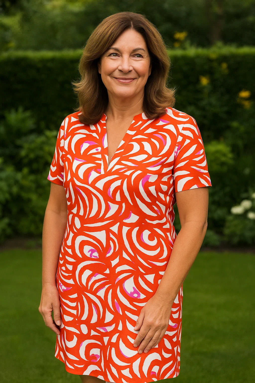 Elowen™ Printed Midi Dress