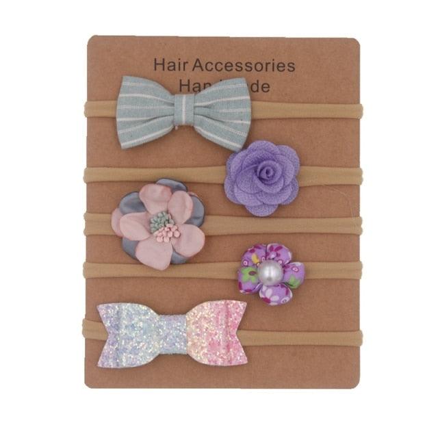 Elastic Hairbands with different styles (0-6M)