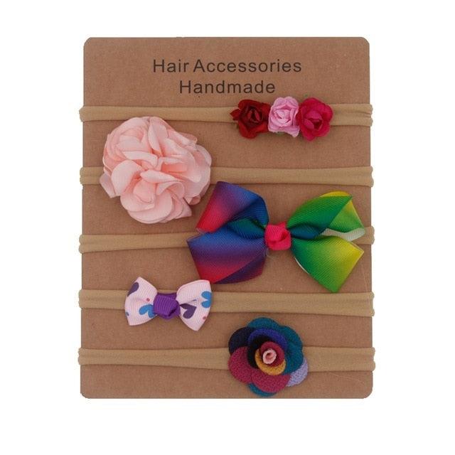 Elastic Hairbands with different styles (0-6M)