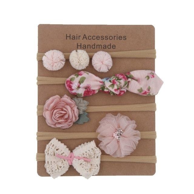 Elastic Hairbands with different styles (0-6M)