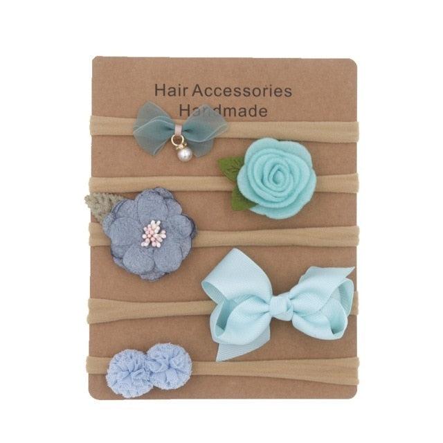 Elastic Hairbands with different styles (0-6M)