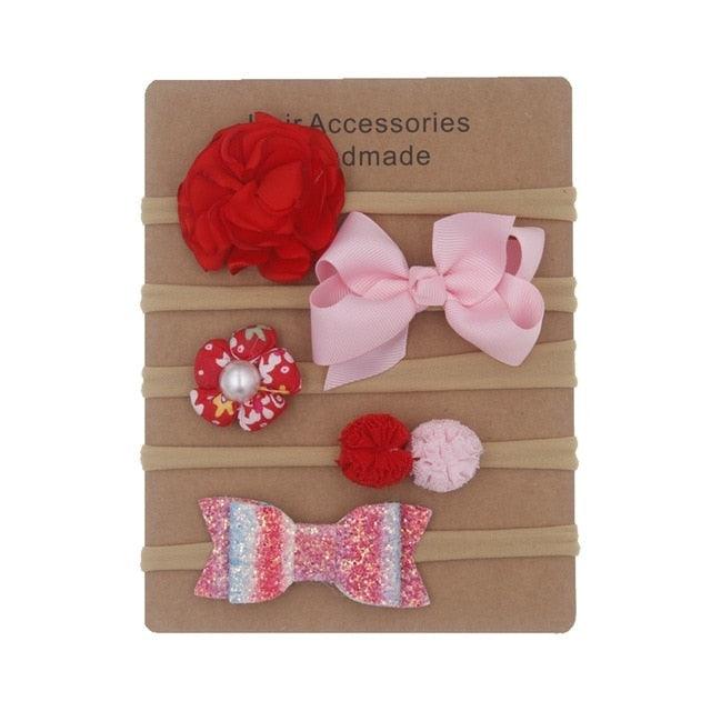 Elastic Hairbands with different styles (0-6M)