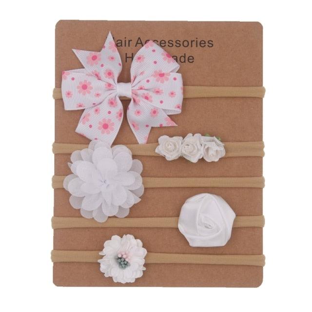 Elastic Hairbands with different styles (0-6M)