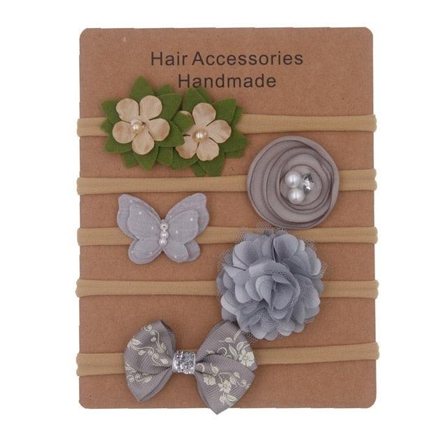 Elastic Hairbands with different styles (0-6M)