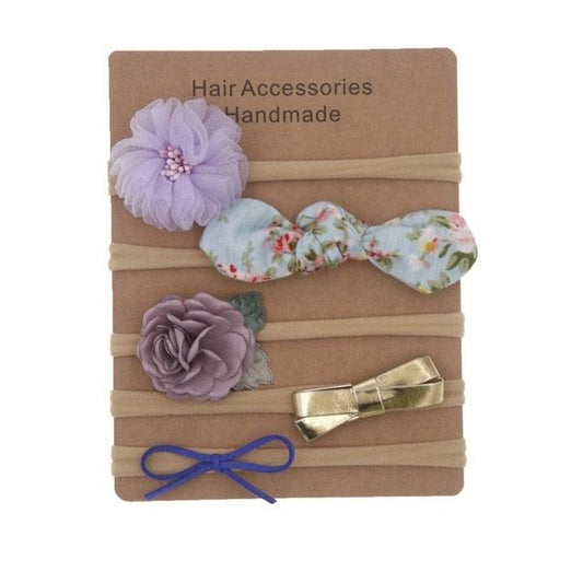 Elastic Hairbands with different styles (0-6M)