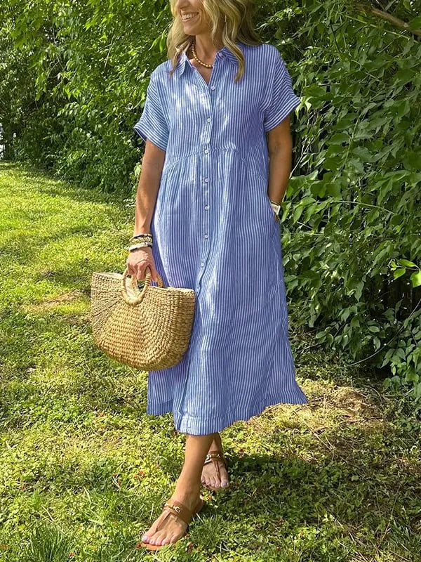 Tess™ | Relaxed Shirt Dress