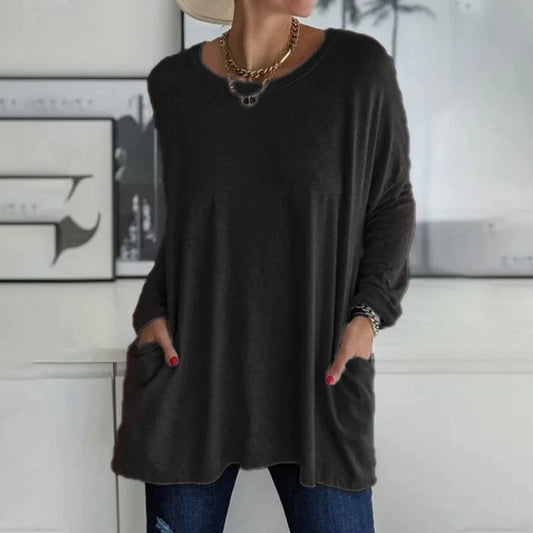 Rachel | Relaxed Fit Long Sleeve Tunic