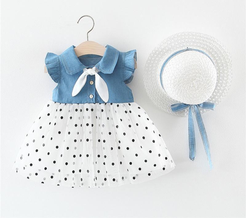 Modern Retro Infant 1st Year Birthday Party Dress