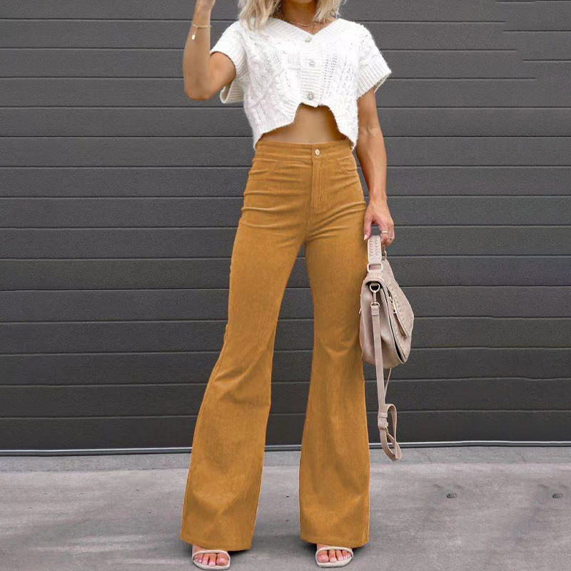 Eloise | Stylish High-Waisted Flared Pants