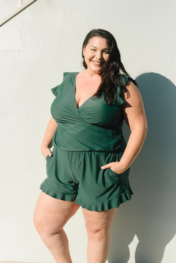 Jedda – Swimsuit with Ruffles and Bust Support