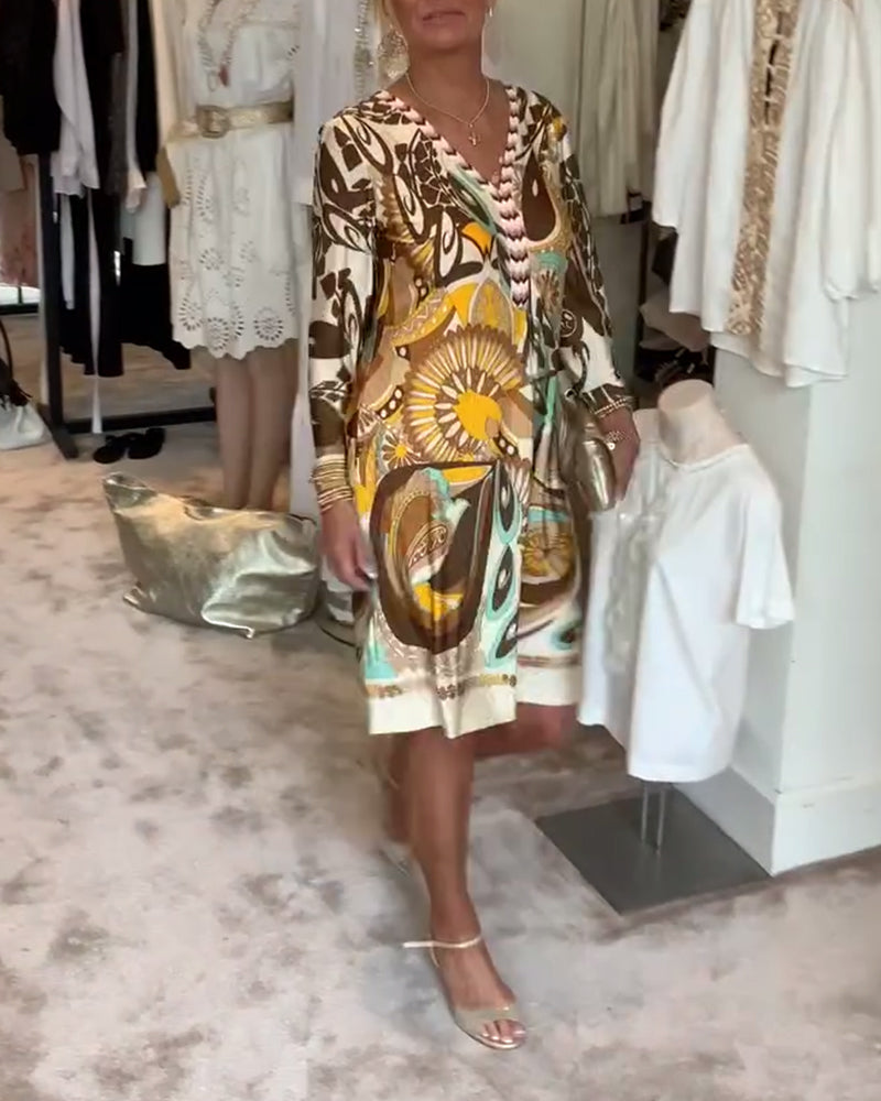 Elaine™ | Comfort Print Dress