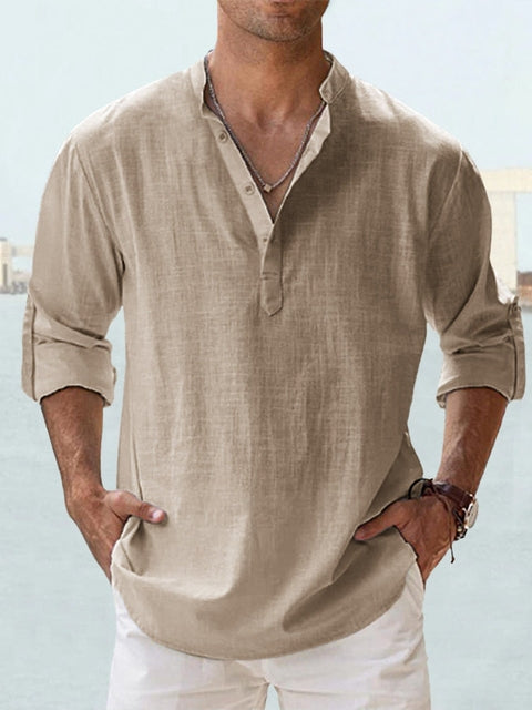 Lucas Casual Linen Overshirt