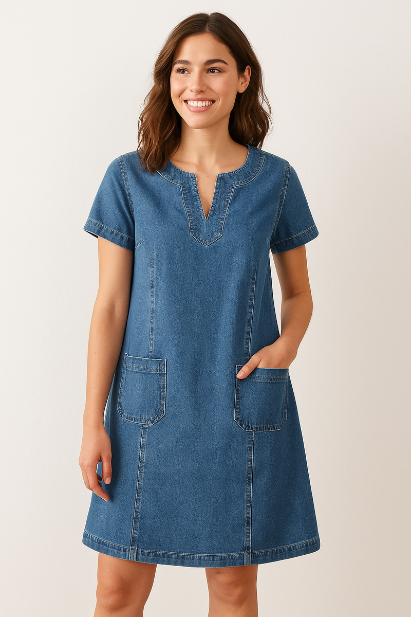 Matilda - Soft Denim Dress