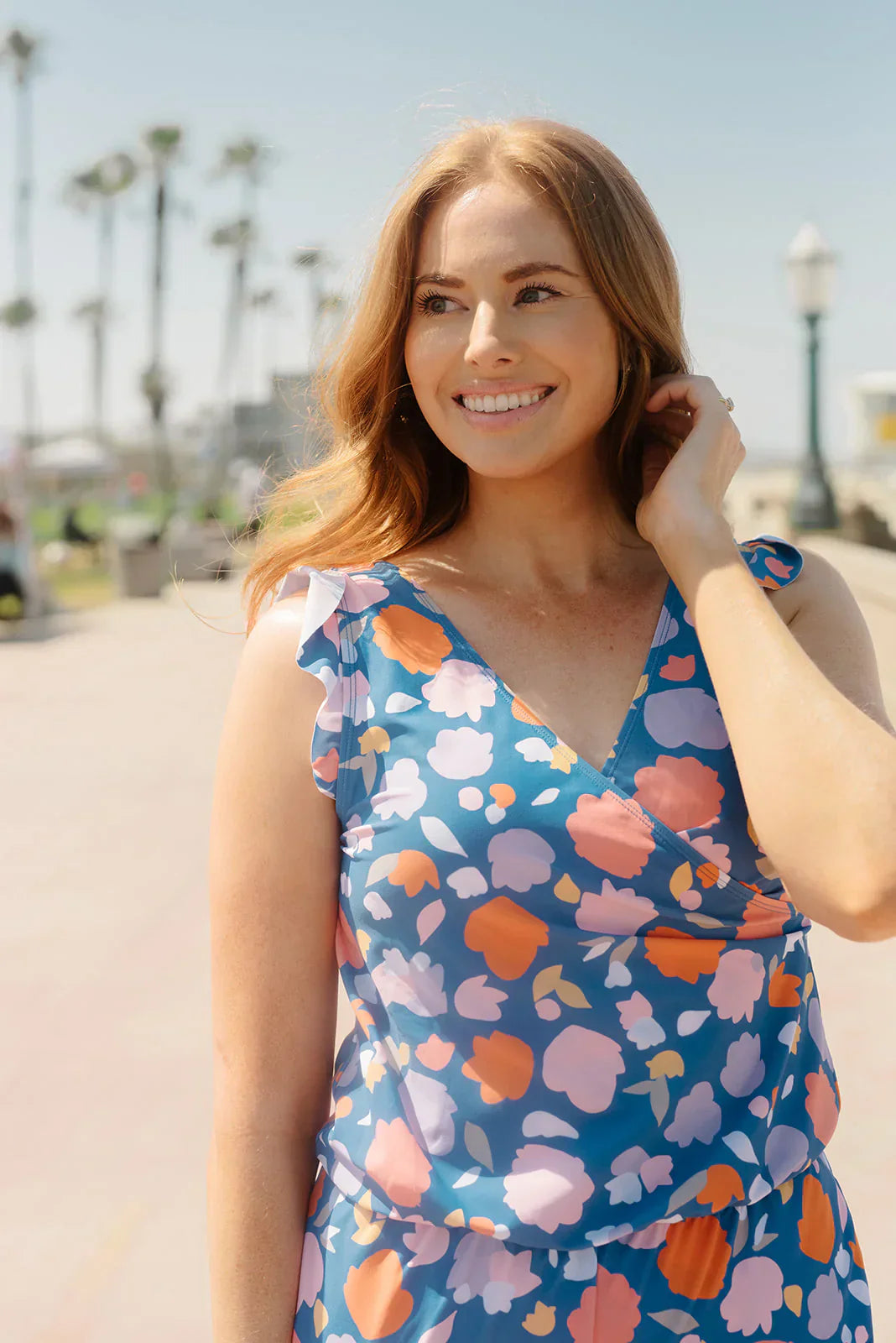 Jedda – Swimsuit with Ruffles and Bust Support